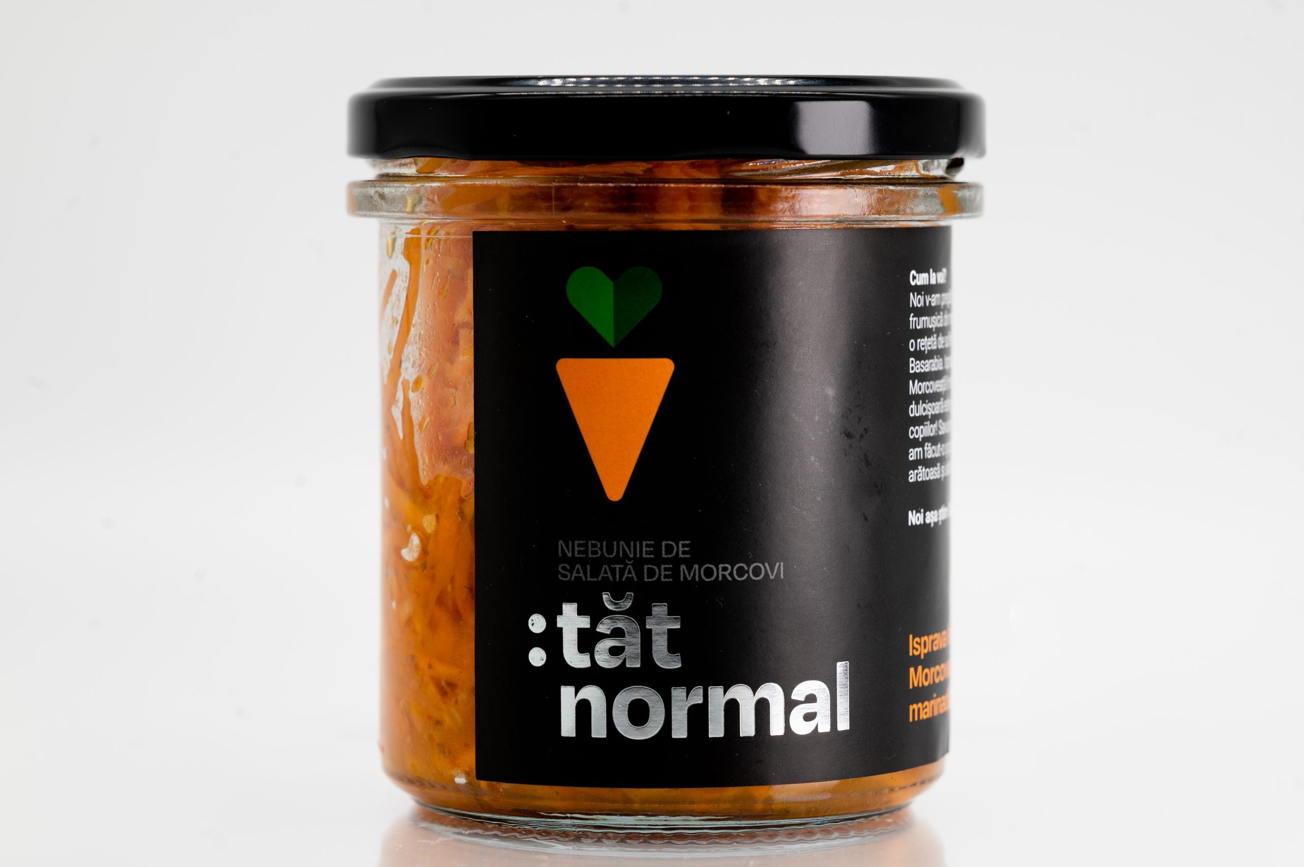 Isprava lui Morcoveață în Marinadă Dulcișoară, Salată de Morcovi cu Ulei, Usturoi și Coriandru, Gustoasă și Sănătoasă 250g